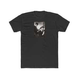 Beatles Unisex Cotton Crew Tee - George Harrison And John Lennon Shirt